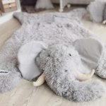 Thảm Voi Thủ Công Cá Nhân Hóa - Thảm Lót Phòng Nursery Cho Bé