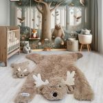 Thảm Hươu Thủ Công Cá Nhân Hóa - Thảm Lót Phòng Nursery Cho Bé