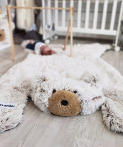 Thảm Gấu Thủ Công Cá Nhân Hóa - Thảm Lót Phòng Nursery Cho Bé