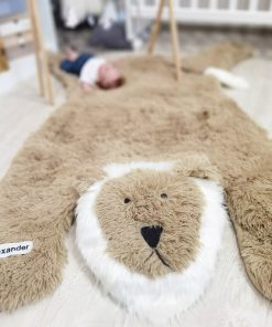 Thảm Sư Tử Thủ Công Cá Nhân Hóa - Thảm Lót Phòng Nursery Cho Bé
