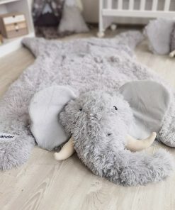 Thảm Voi Thủ Công Cá Nhân Hóa - Thảm Lót Phòng Nursery Cho Bé