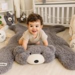 Thamboa Thảm Trải Gấu Teddy Bé Yêu - Thảm Trẻ Em Handmade Cao Cấp, Mềm Mại