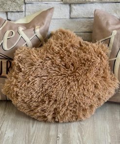 light brown dinosaur rug soft shaggy play mat for kids room plush animal carpet cozy nursery decor custom gift 1699