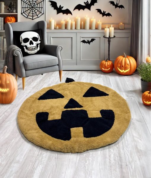 thamboa tham lot san long xu hinh bi ngo halloween trang tri phong be jack o lantern 1411