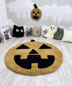 thamboa tham lot san long xu hinh bi ngo halloween trang tri phong be jack o lantern 1414