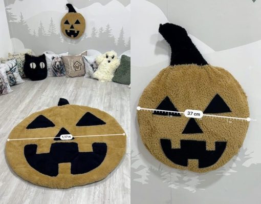 thamboa tham lot san long xu hinh bi ngo halloween trang tri phong be jack o lantern 1420