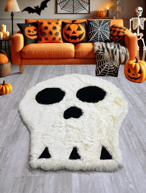 thamboa tham lot san long xu hinh dau lau mau trang trang tri phong be halloween 1424