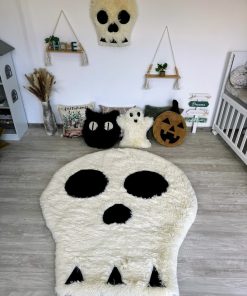 thamboa tham lot san long xu hinh dau lau mau trang trang tri phong be halloween 1425