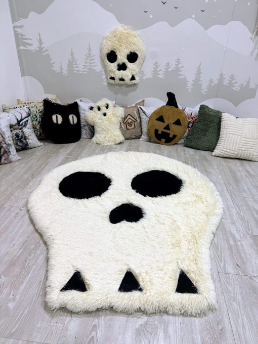 thamboa tham lot san long xu hinh dau lau mau trang trang tri phong be halloween 1431